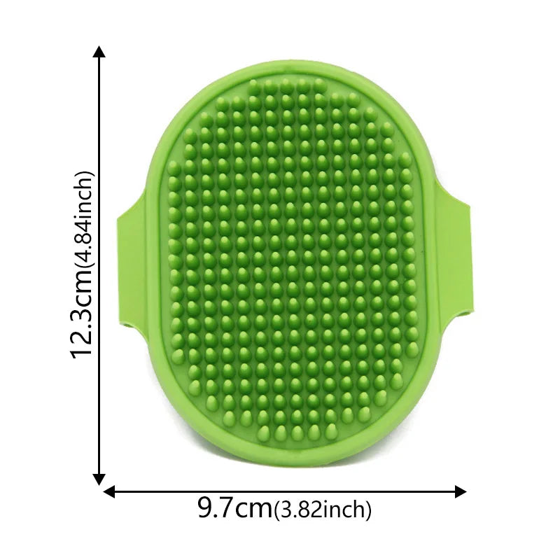 Soft Rubber Dog Brush Comb Cat Bath Brush Glove Hair Fur GroomingMassage Brush Hair Remover Cleaning Tool Cat Scratch Itches Toy