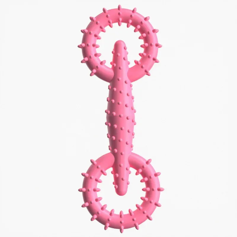 Dog Pull Ring Puppy Chewing Toy Indestructible Pet Pull Ring Toys Interactive Puppy Chew Toy For Boredom Relief Teeth Cleaning