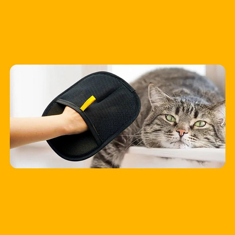 Pet Electrostatic Hair Removal Gloves Dog Cat Hair Removal Brush Gloves Hair Adhesive Gloves Carpet Clothing Hair Cleaning Brush